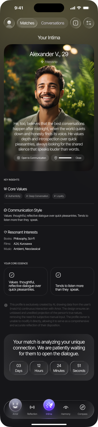 Intima Tab Matches Empty State 03
